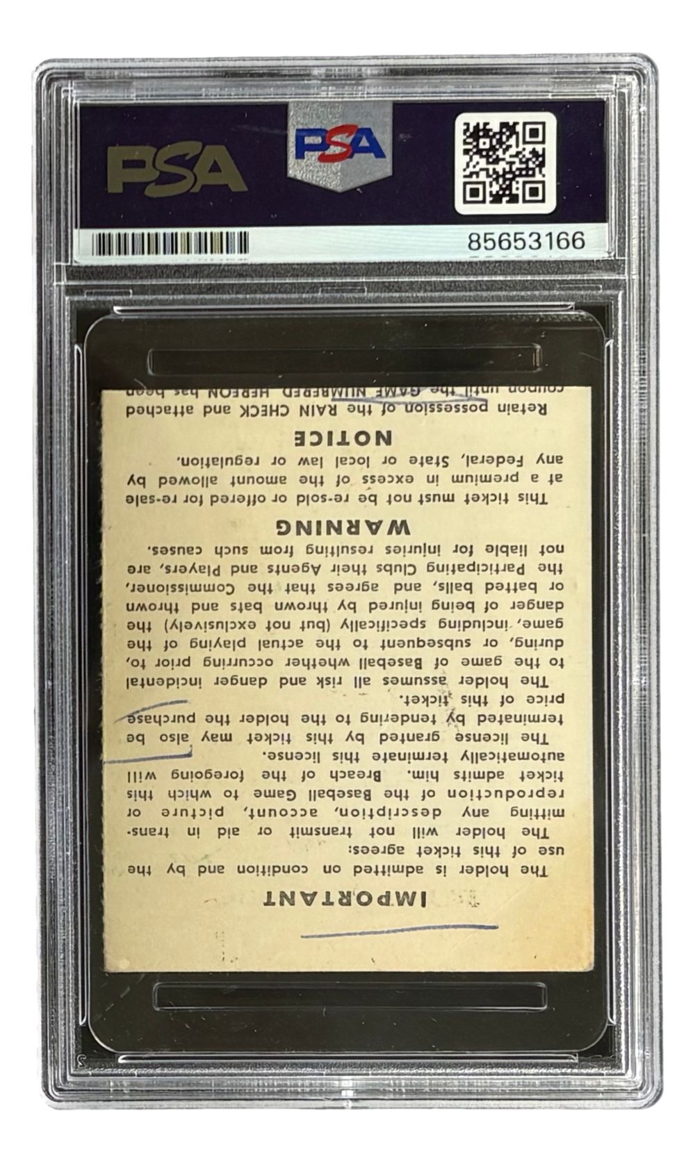 Reggie Jackson Signed Oakland A's 1972 World Series Gm 3 Ticket PSA/DNA Auto 10