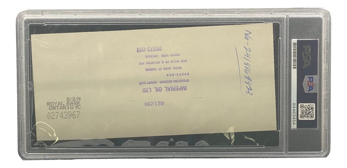 Maurice Richard Signed Montreal Canadiens Bank Check #170 PSA/DNA - Sports Integrity