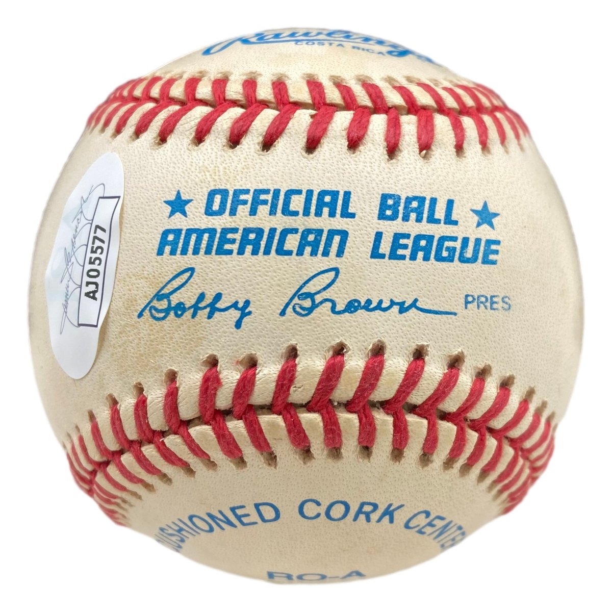 Rick Ferrell Red Sox Signed Official American League Baseball JSA AJ05577 - Sports Integrity