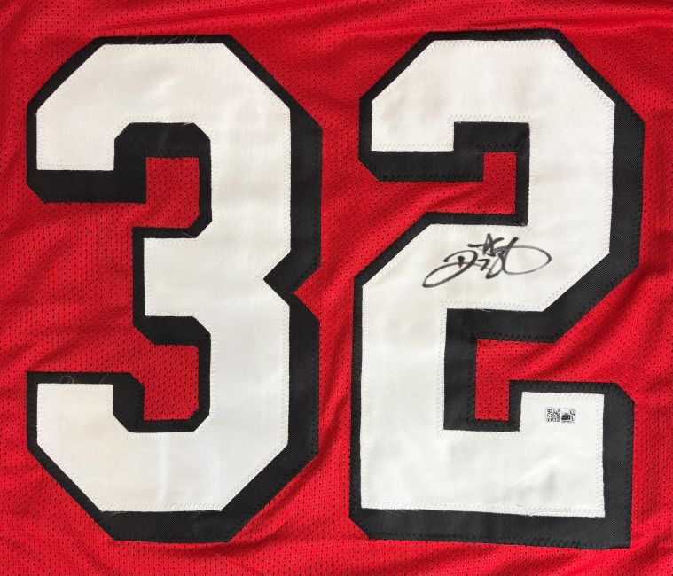 Ricky Watters San Francisco Signed Red Football Jersey Sports Integrity