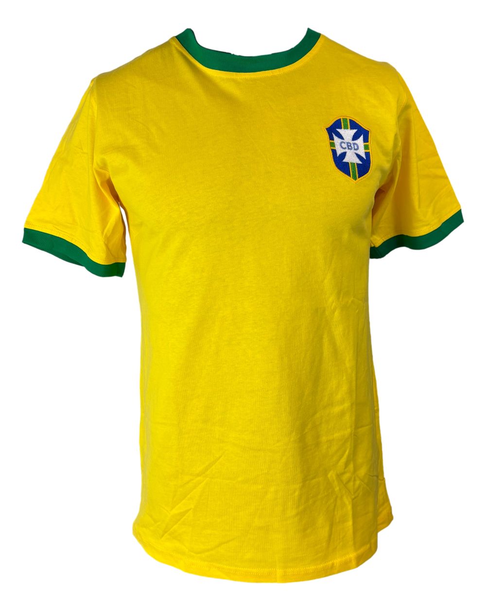 Rivaldo Brazil Signed Yellow Soccer Jersey BAS