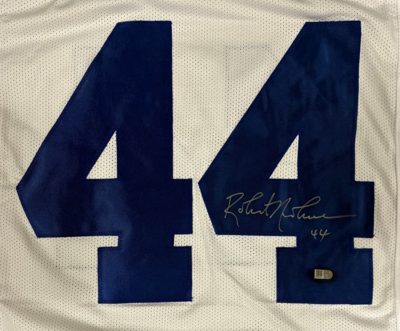 Robert Newhouse Dallas Signed White Football Jersey Sports Integrity