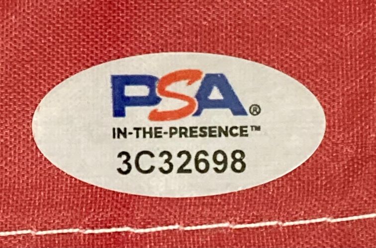 Robert O'Neill Signed Framed American Flag Never Quit Inscribed PSA ITP Hologram