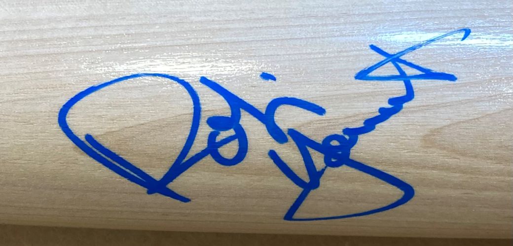 Robin Yount Milwaukee Brewers Signed Tan Louisville Slugger Bat BAS