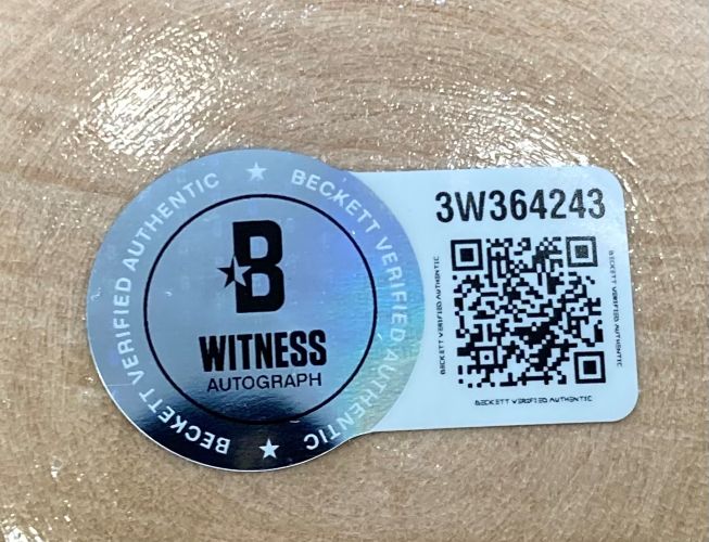 Robin Yount Milwaukee Brewers Signed Tan Louisville Slugger Bat BAS