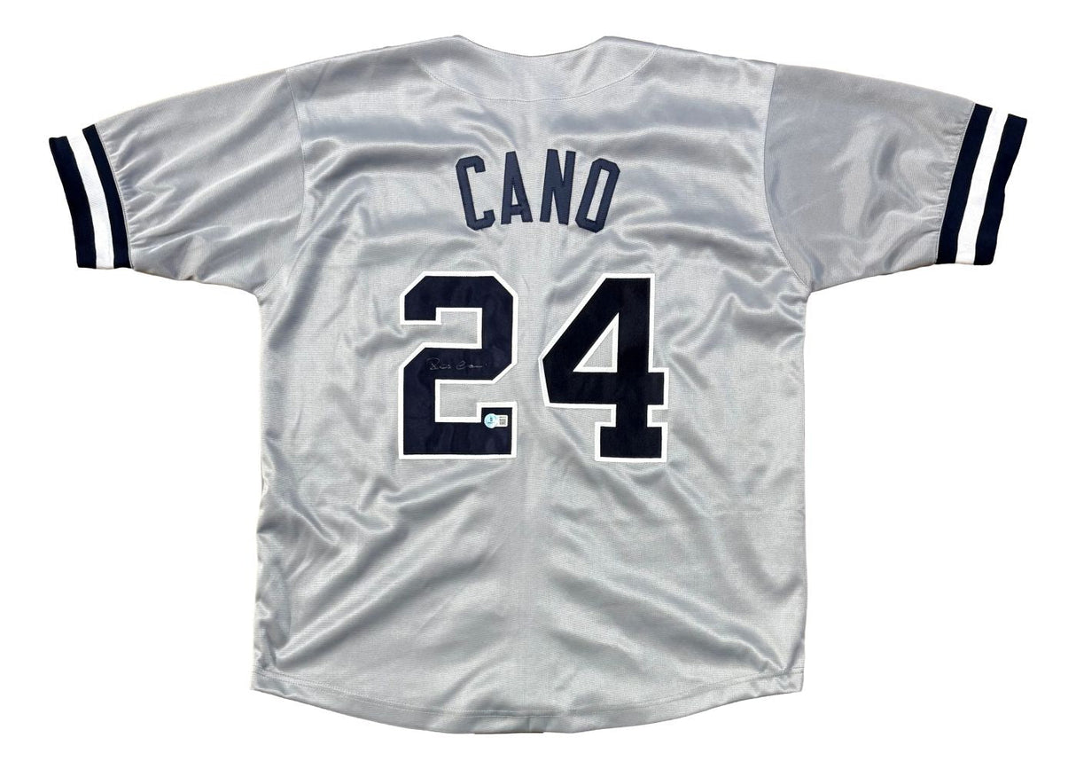 Robinson Cano New York Signed Gray Baseball Jersey BAS