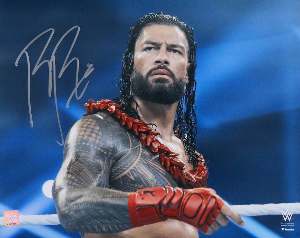 Roman Reigns Signed 16x20 WWE Photo Fanatics