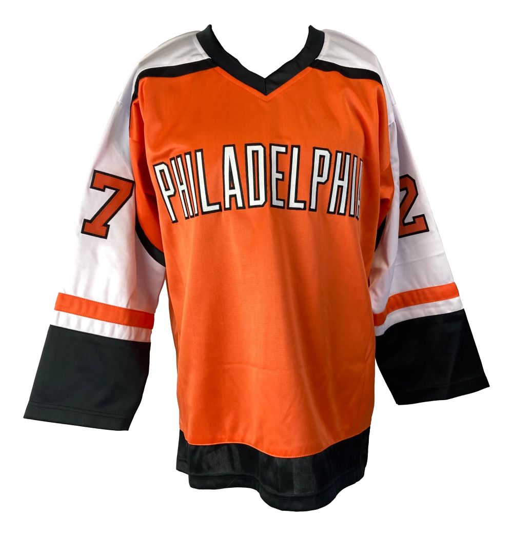 Ron Hextall Philadelphia Signed Orange Hockey Jersey BAS