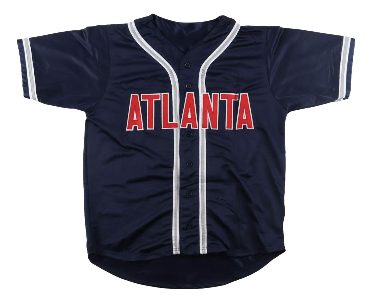 Ronald Acuna Jr Atlanta Signed Navy Blue Baseball Jersey JSA