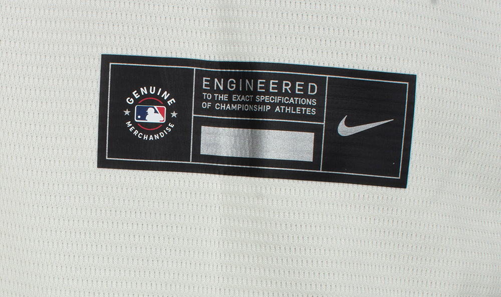 Ronald Acuna Jr. Signed Atlanta Braves Cream Nike Baseball Jersey JSA