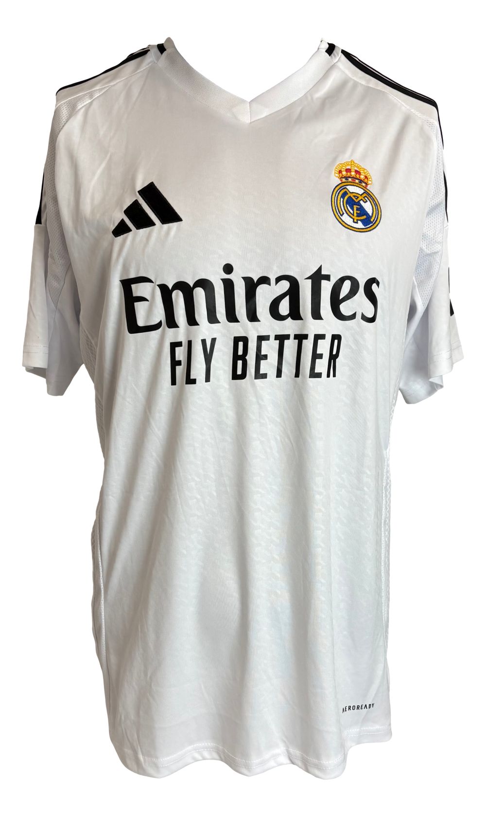 Ronaldo Signed Real Madrid White Adidas Soccer Jersey BAS