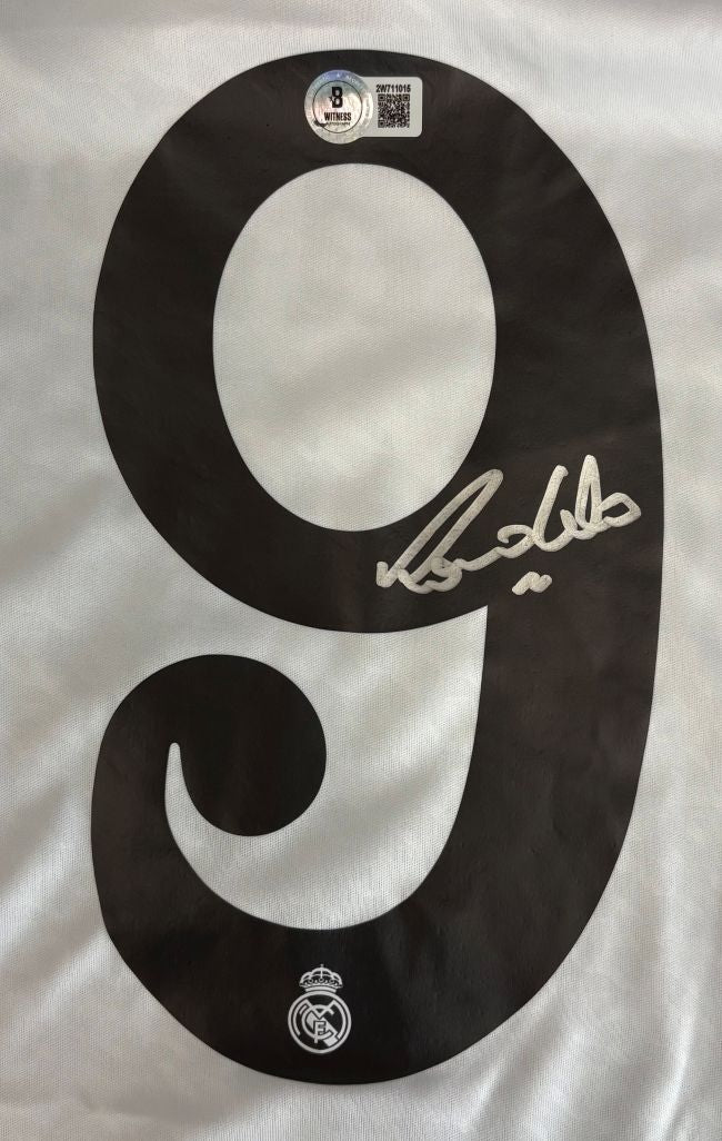 Ronaldo Signed Real Madrid White Adidas Soccer Jersey BAS