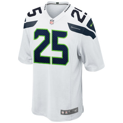Richard Sherman Unsigned Seattle Seahawks White Nike Jersey Size XXL Stock #99184