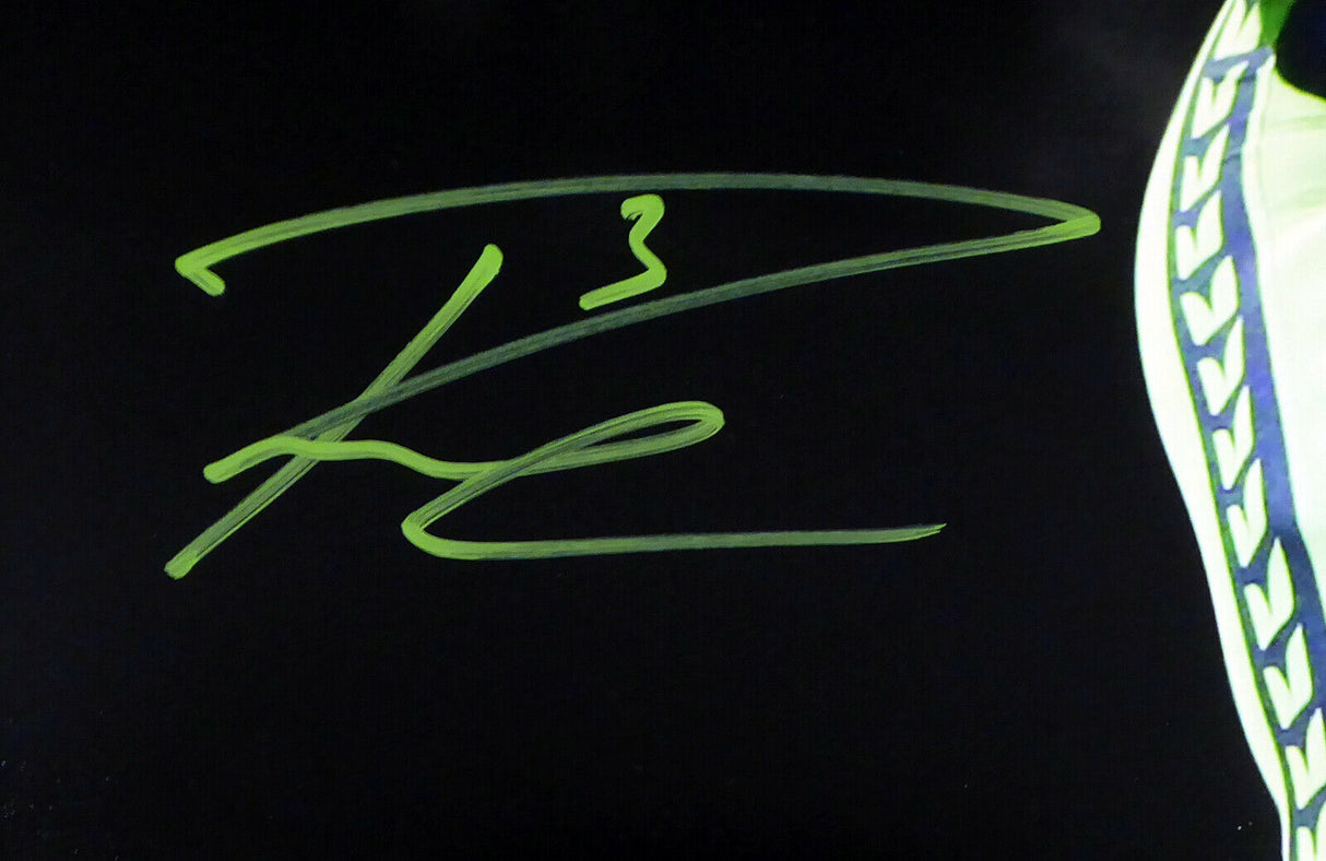 Russell Wilson Autographed Framed 16x20 Photo Seattle Seahawks RW Holo Stock #160826