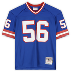Lawrence Taylor Autographed New York Giants Blue Mitchell & Ness Replica Jersey Fanatics