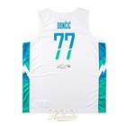 Luka Doncic Autographed White 2022 Slovenia National Team Swingman Jersey LE 1/177 Panini