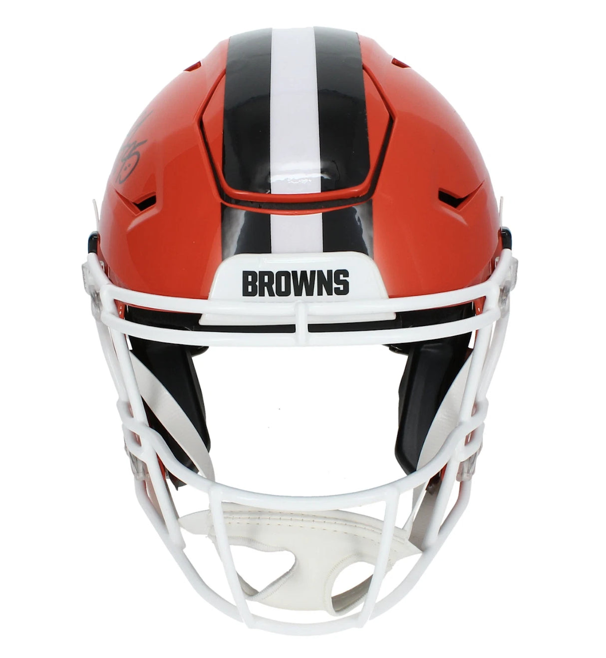 Myles Garrett Autographed Cleveland Browns Speedflex Authentic Helmet Beckett Witnessed