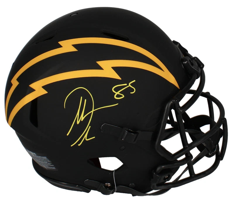 Antonio Gates Autographed Chargers Eclipse Speed Authentic Helmet Beckett Witnessed