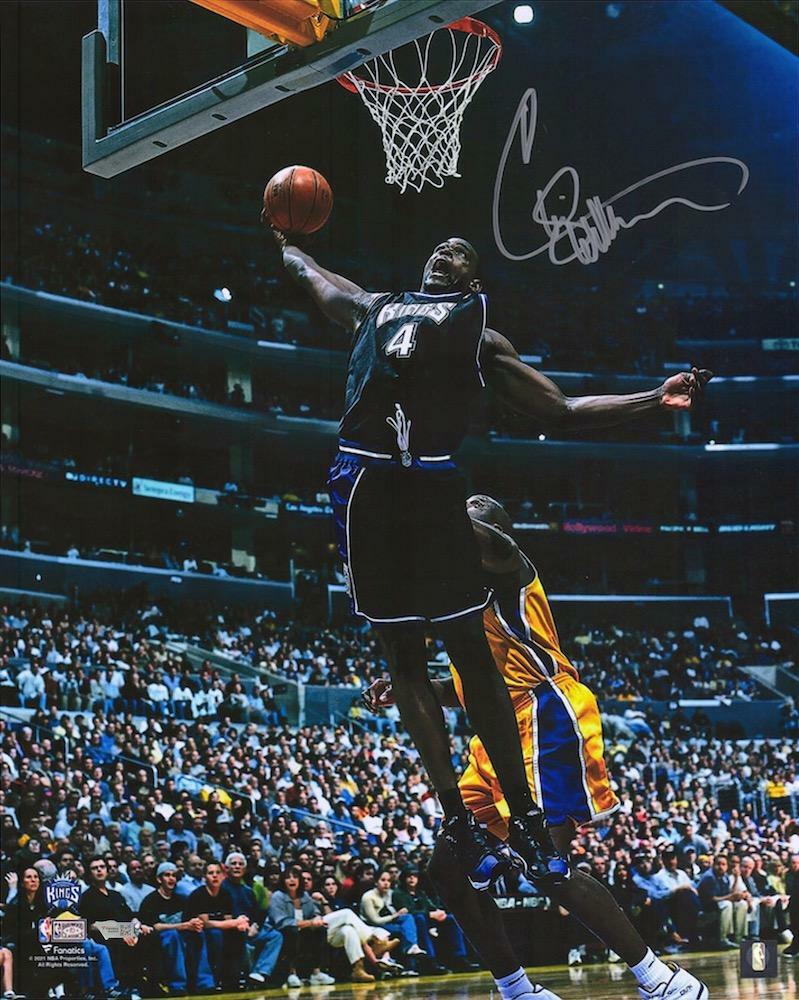 Chris Webber Autographed Sacramento Kings " Dunk Vs. Lakers" 16" x 20" Photograph Fanatics
