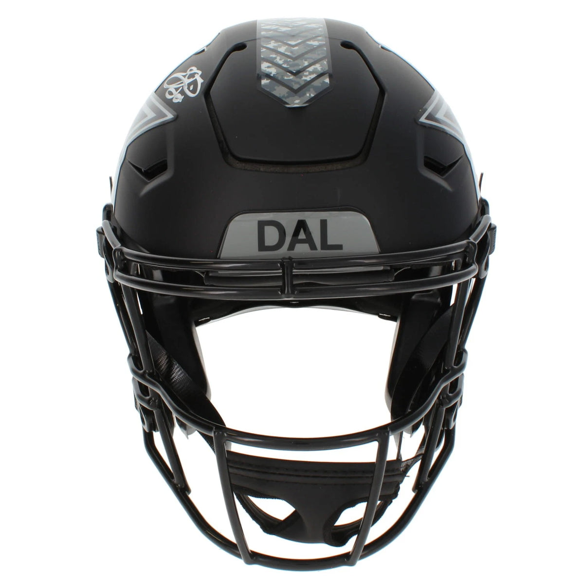 Emmitt Smith Autographed Dallas Cowboys 2026 Salute to Service Speedflex Authentic Helmet Beckett Witnessed