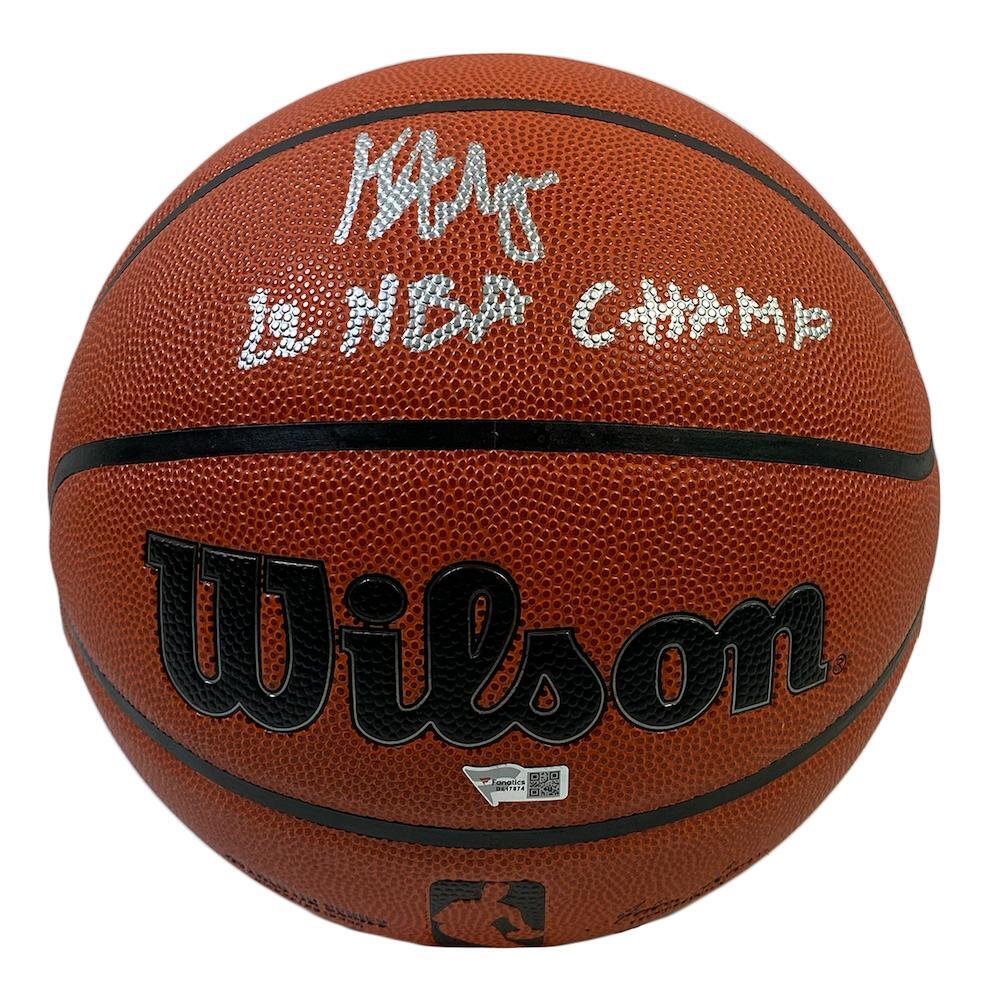 Jonathan Kuminga Golden State Warriors Autographed/Inscribed "22 NBA CHAMP" Wilson Indoor/Outdoor Basketball Fanatics