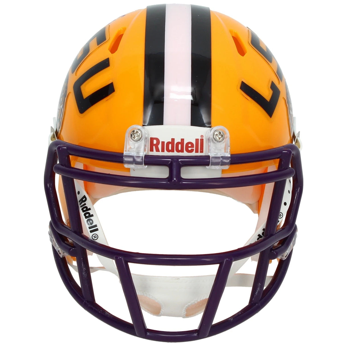 Justin Jefferson Autographed LSU Tigers Yellow Speed Mini Helmet Beckett Witnessed