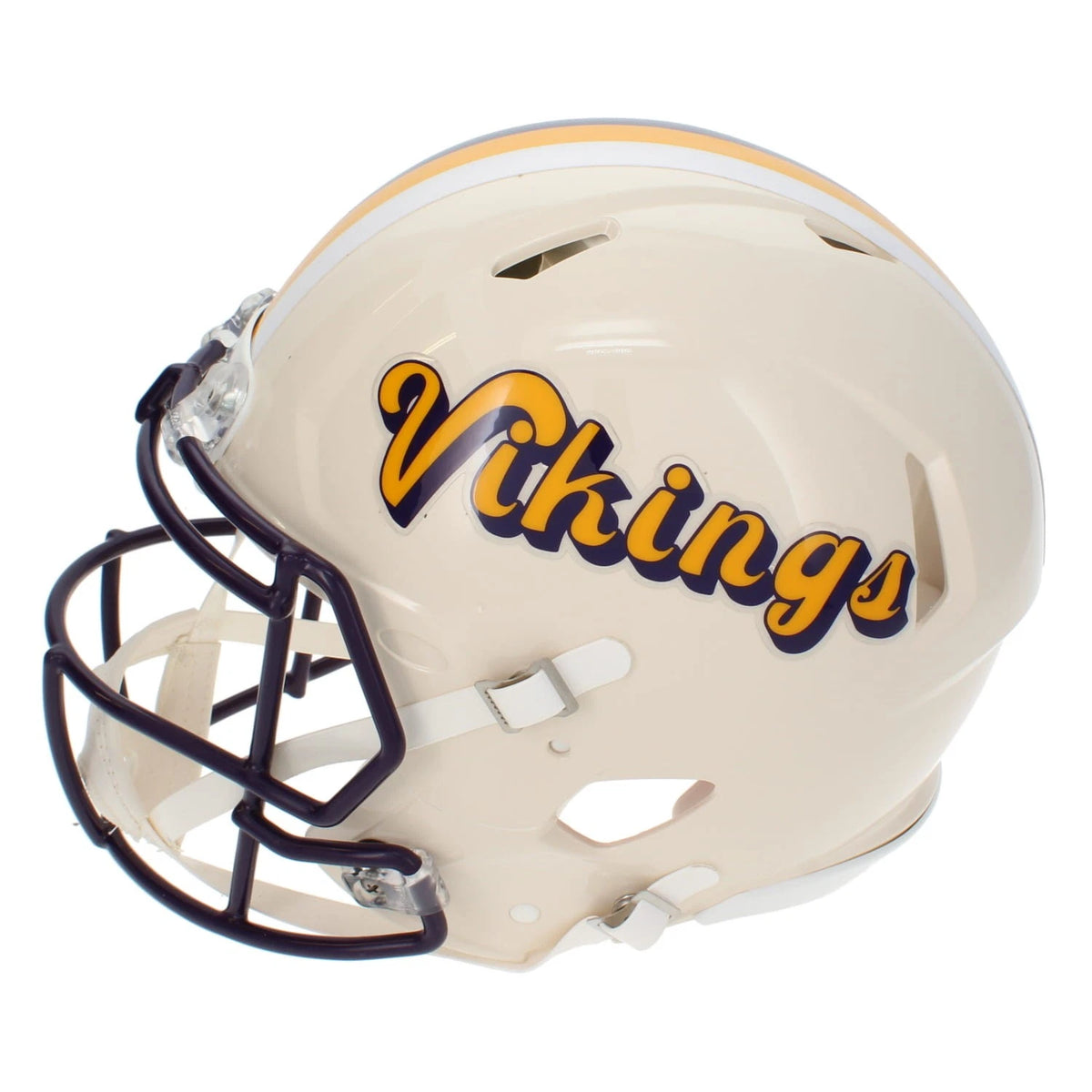 Fran Tarkenton Autographed/Inscribed "HOF 86" Minnesota Vikings RETRO Speed Authentic Helmet Beckett Witnessed