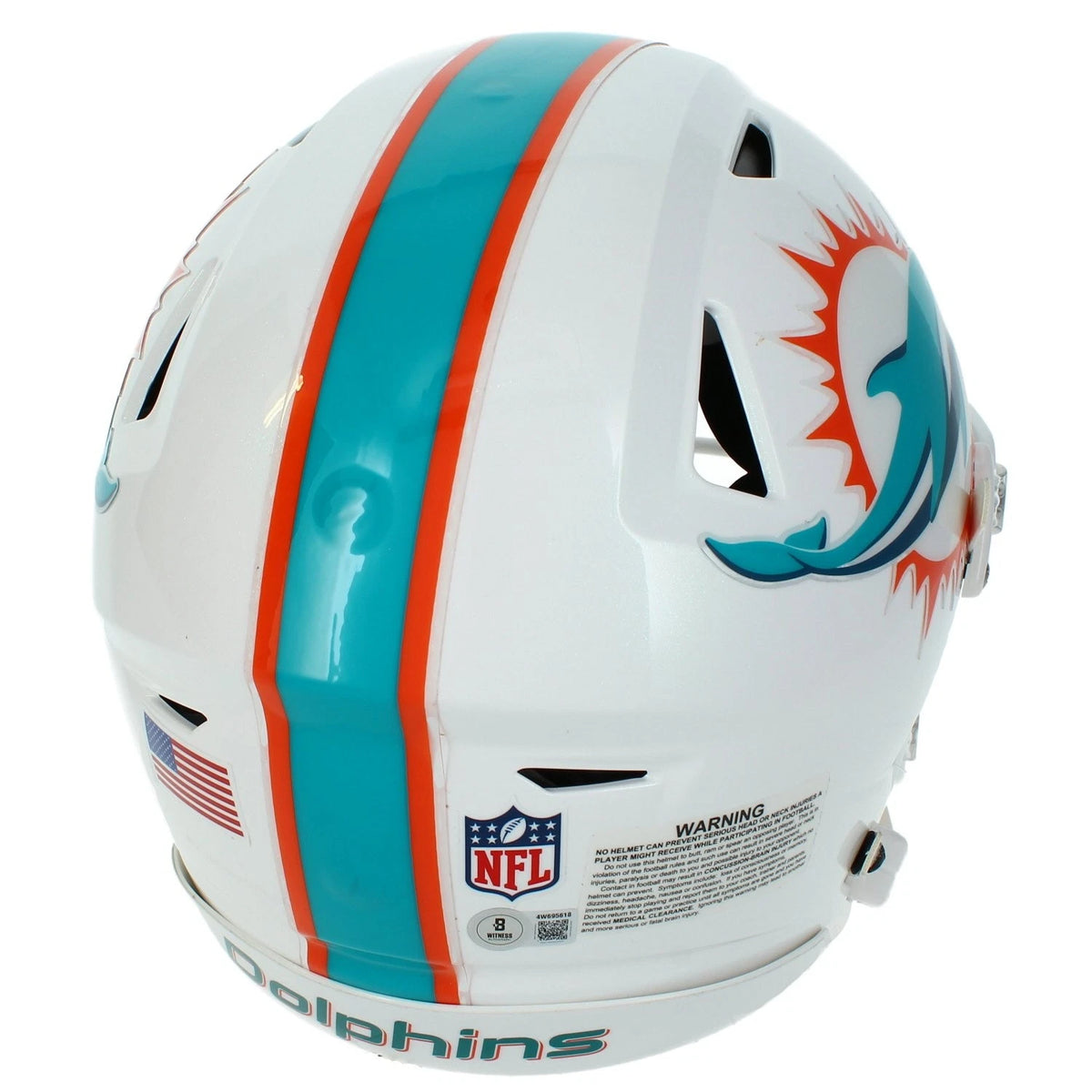 Dan Marino Autographed Miami Dolphins Speedflex Authentic Helmet Beckett Witnessed