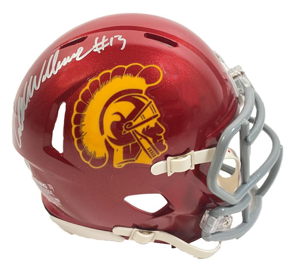 Caleb Williams Autographed USC Trojans Speed Mini Helmet Fanatics