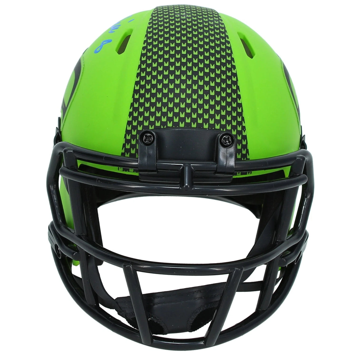 Jadarian Price Autographed Seattle Seahawks RAVE Speed Mini Helmet Beckett Witnessed