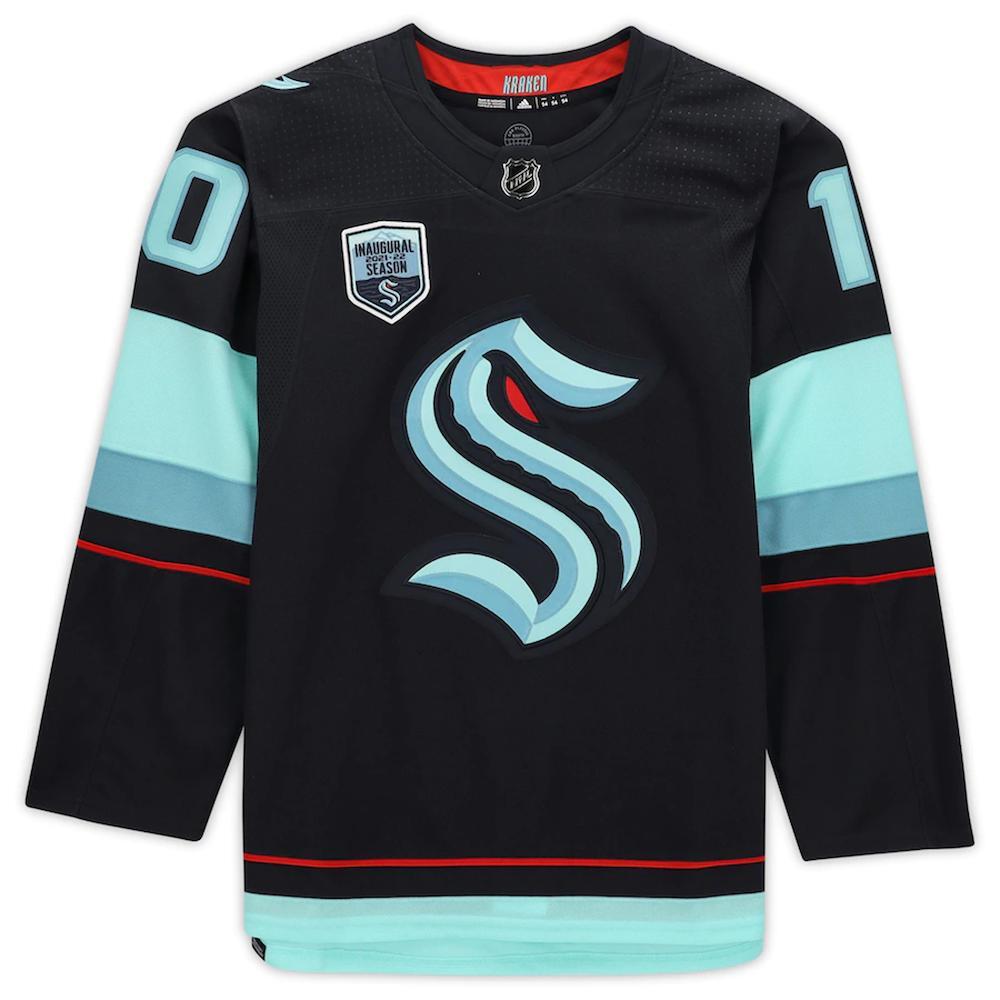 MATT BENIERS Autographed Seattle Kraken Navy Adidas Jersey FANATICS