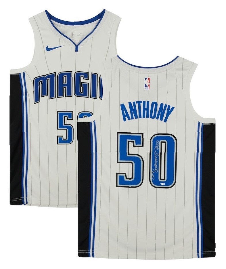 COLE ANTHONY Autographed Orlando Magic White Nike Swingman Jersey