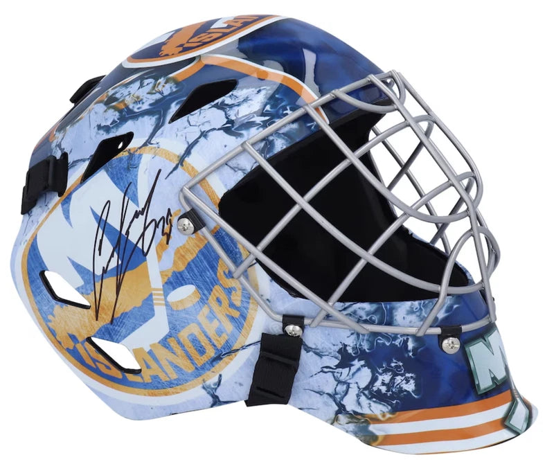 Ilya Sorokin Autographed New York Islanders Replica Goalie Mask Fanatics