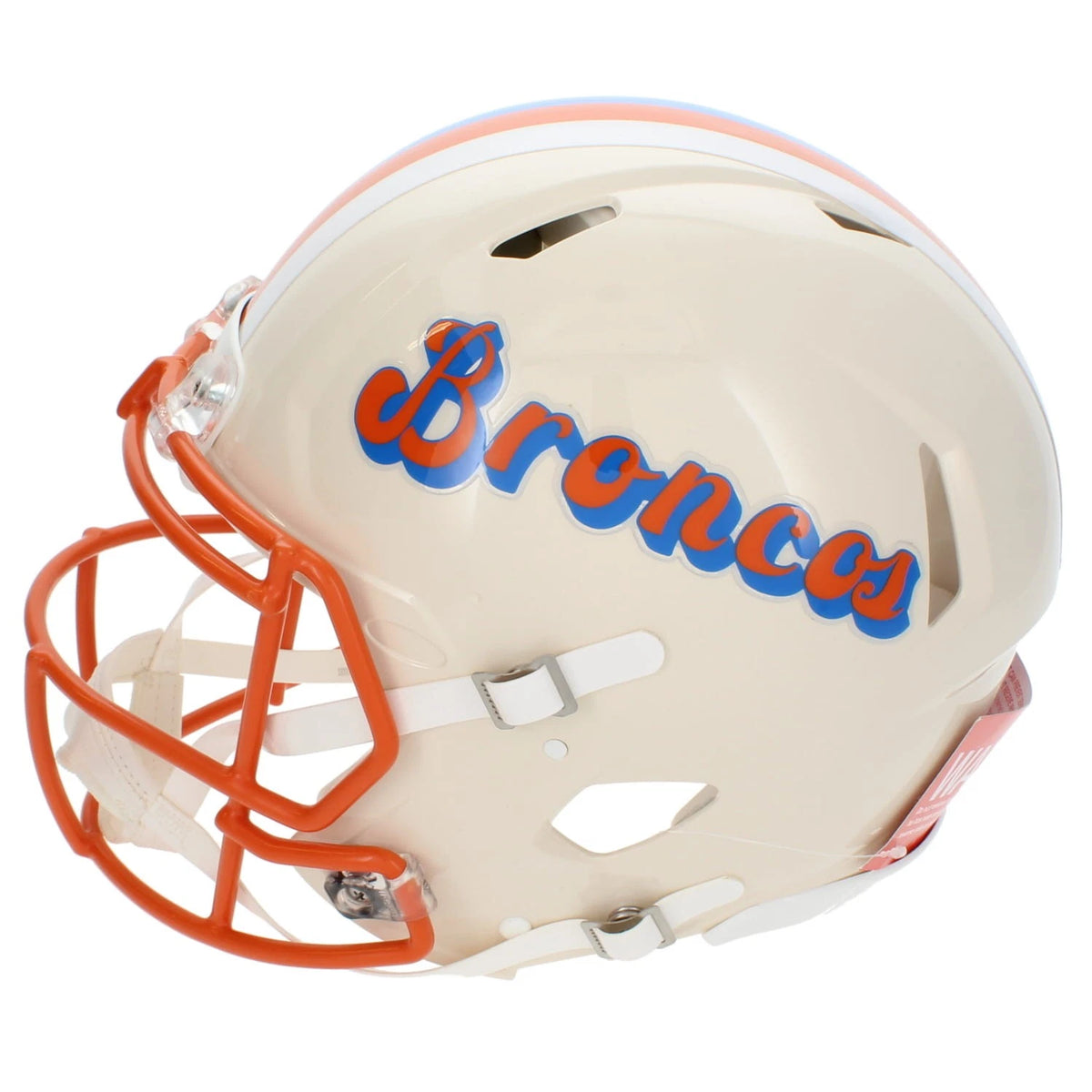 Champ Bailey Autographed Denver Broncos RETRO Speed Authentic Helmet Beckett Witnessed