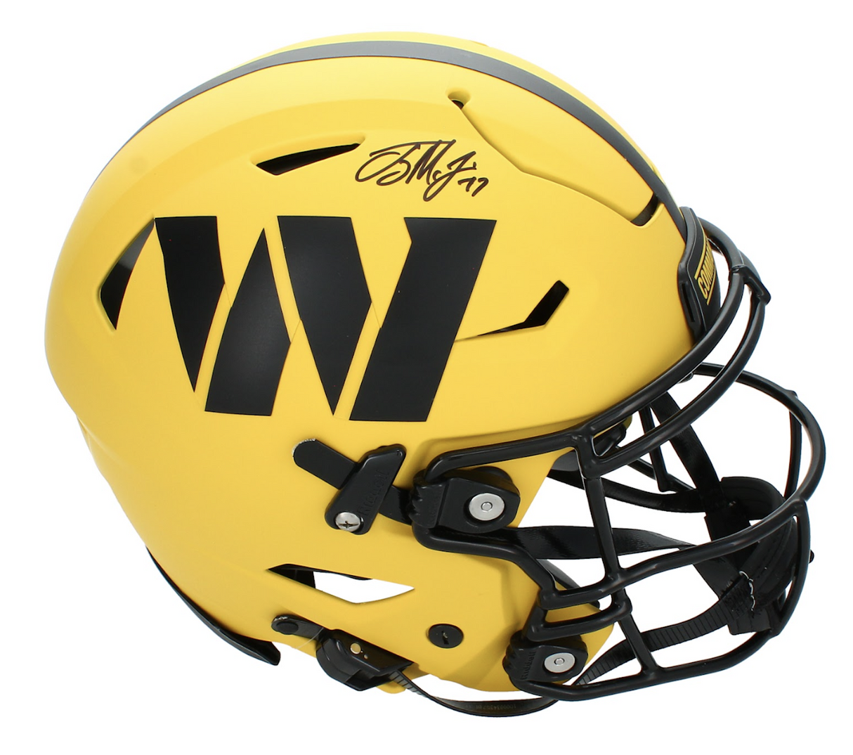 Terry McLaurin Autographed Washington Commanders RAVE Speedflex Authentic Helmet Beckett Witnessed