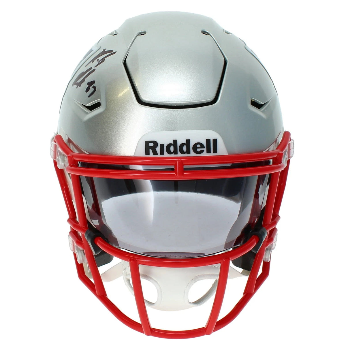 Rob Gronkowski Autographed New England Patriots Speedflex Midi Helmet Radtke