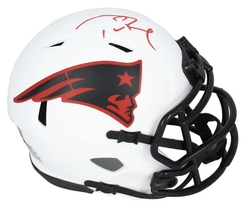 Tom Brady Autographed New England Patriots Lunar Eclipse Speed Mini Helmet Fanatics
