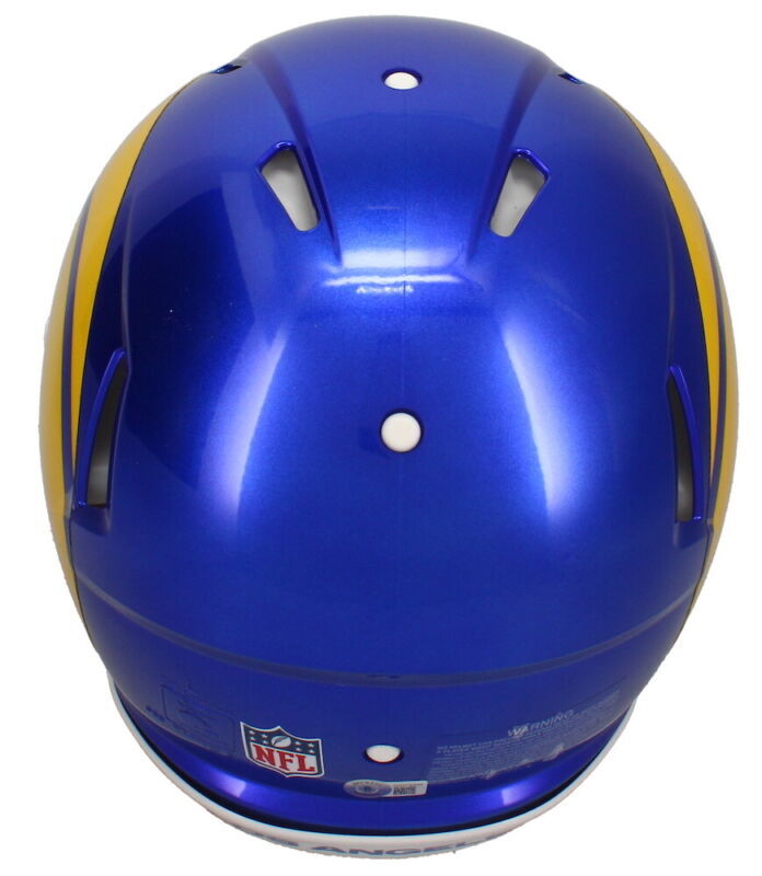 Kyren Williams Autographed Los Angeles Rams Speed Authentic Helmet Beckett Witnessed