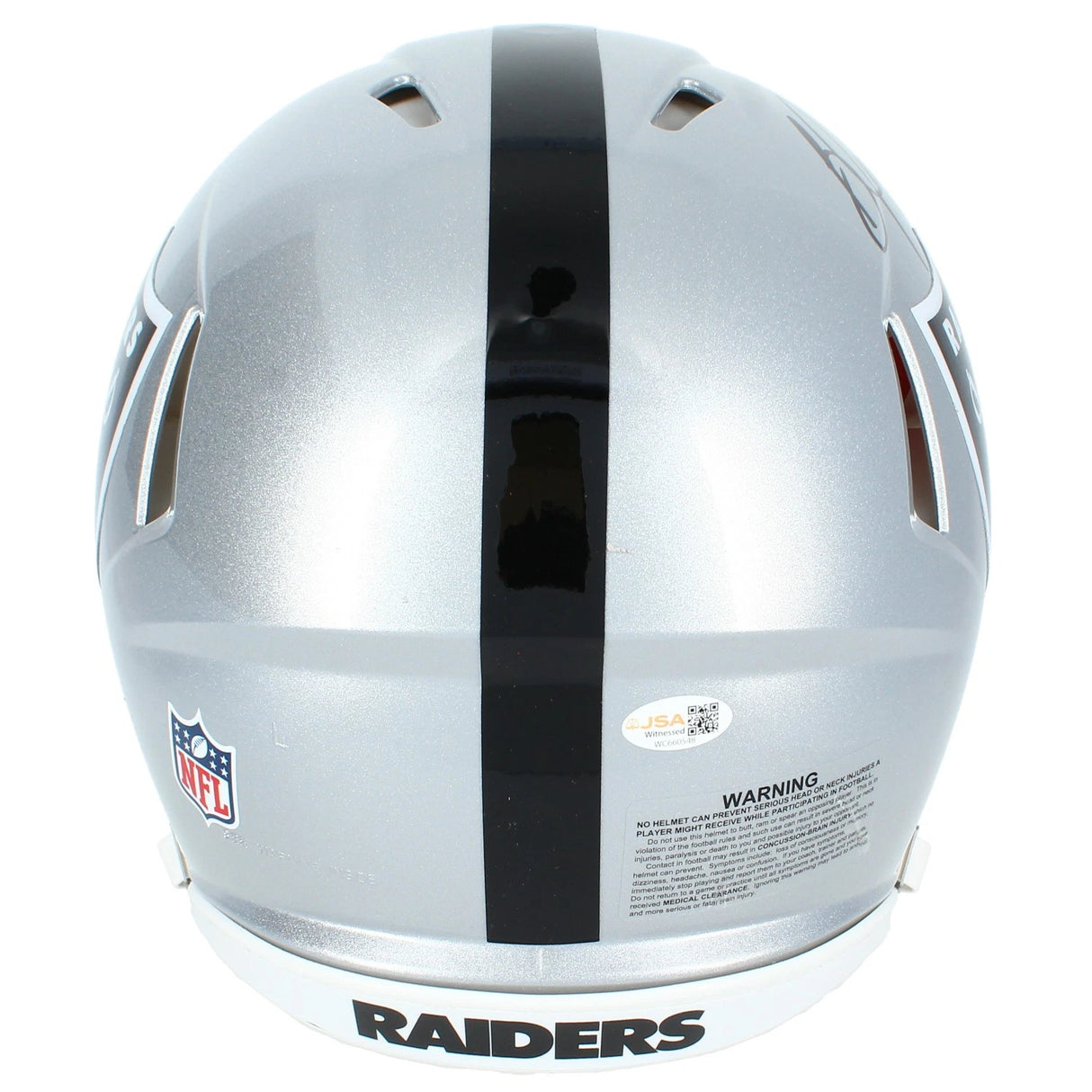 Bo Jackson Autographed Raiders Speed Authentic Helmet JSA Witnessed
