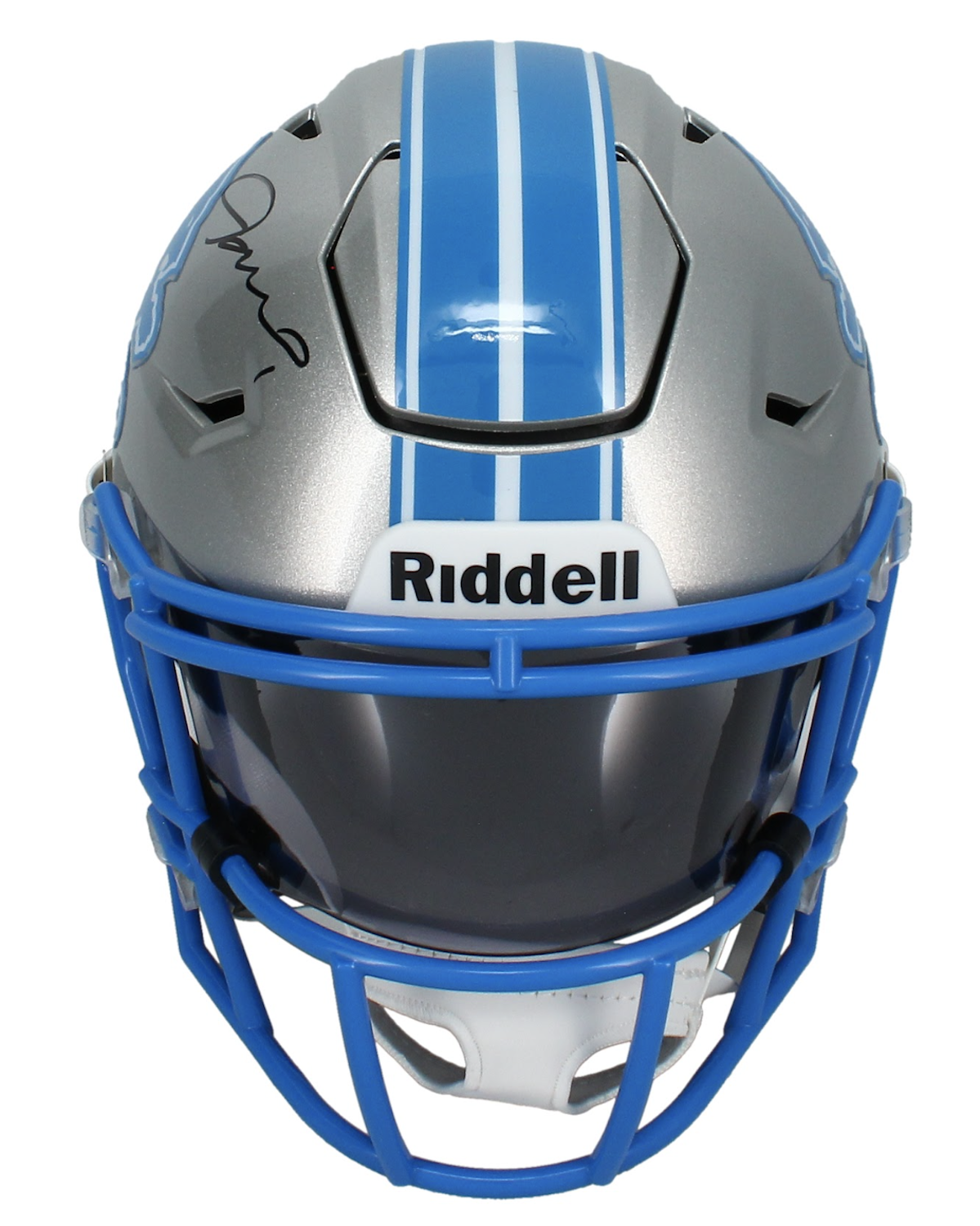Jameson Williams Autographed Detriot Lions Speedflex Midi Helmet Beckett