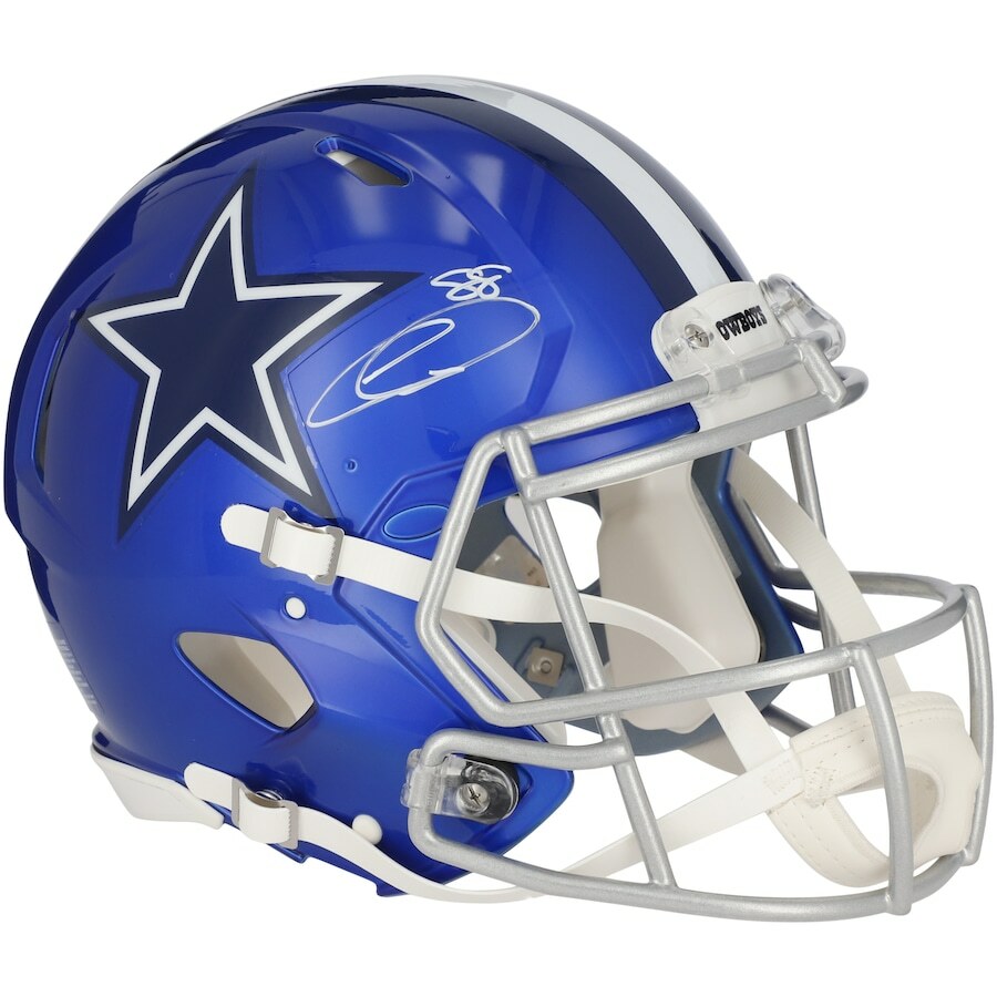 Ceedee Lamb Autographed Dallas Cowboys Flash Speed Authentic Helmet Fanatics