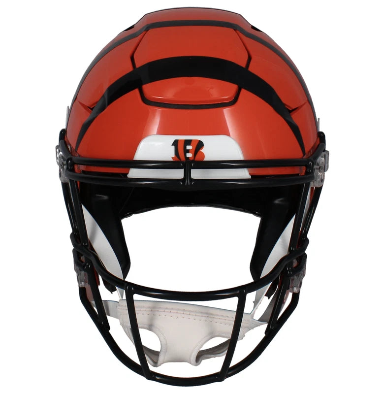 Ja'Marr Chase Autographed/Inscribed "Chosen 1" Cincinnati Bengals Speedflex Authentic Helmet Beckett Witnessed