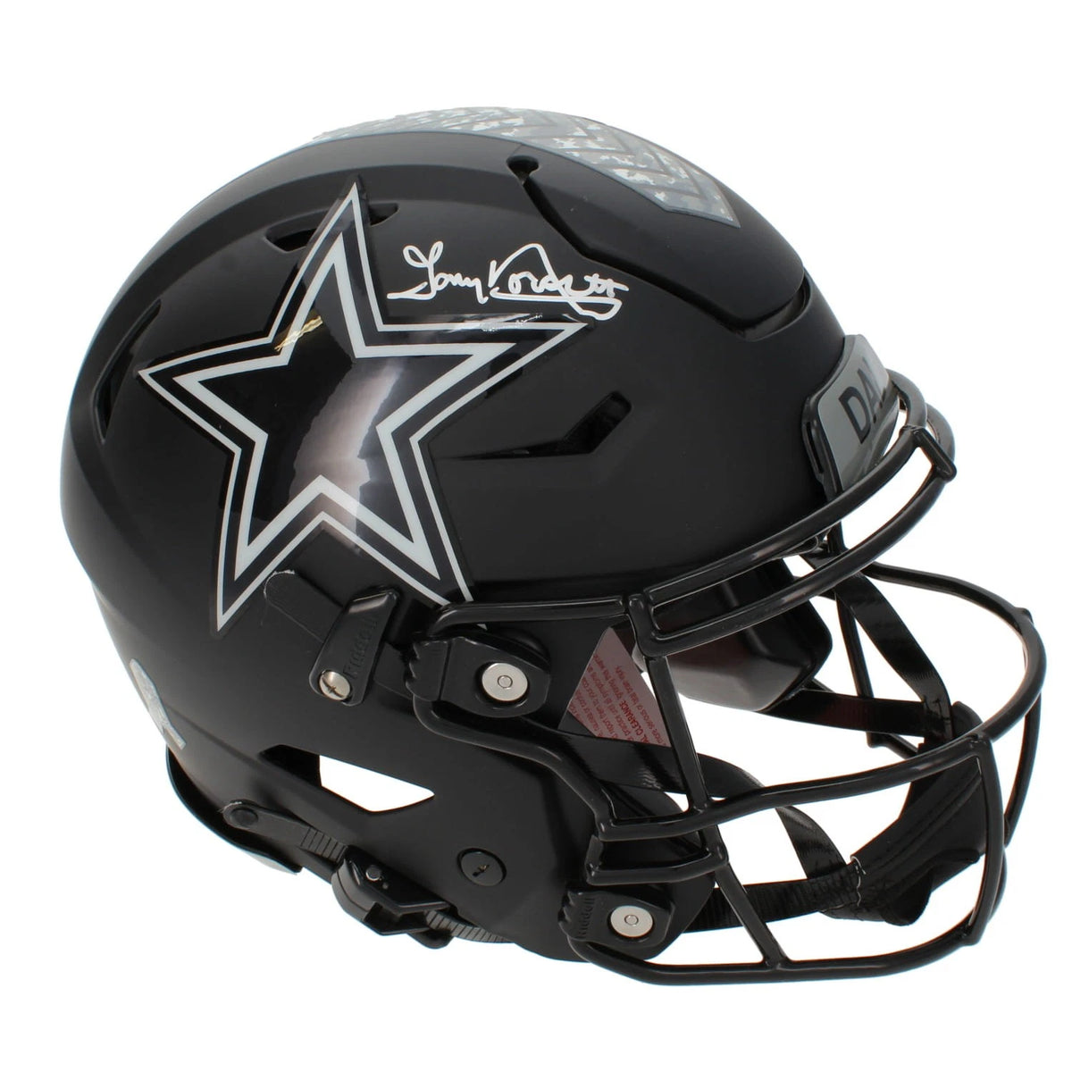 Tony Dorsett Autographed Dallas Cowboys 2026 Salute to Service Speedflex Authentic Helmet Beckett Witnessed
