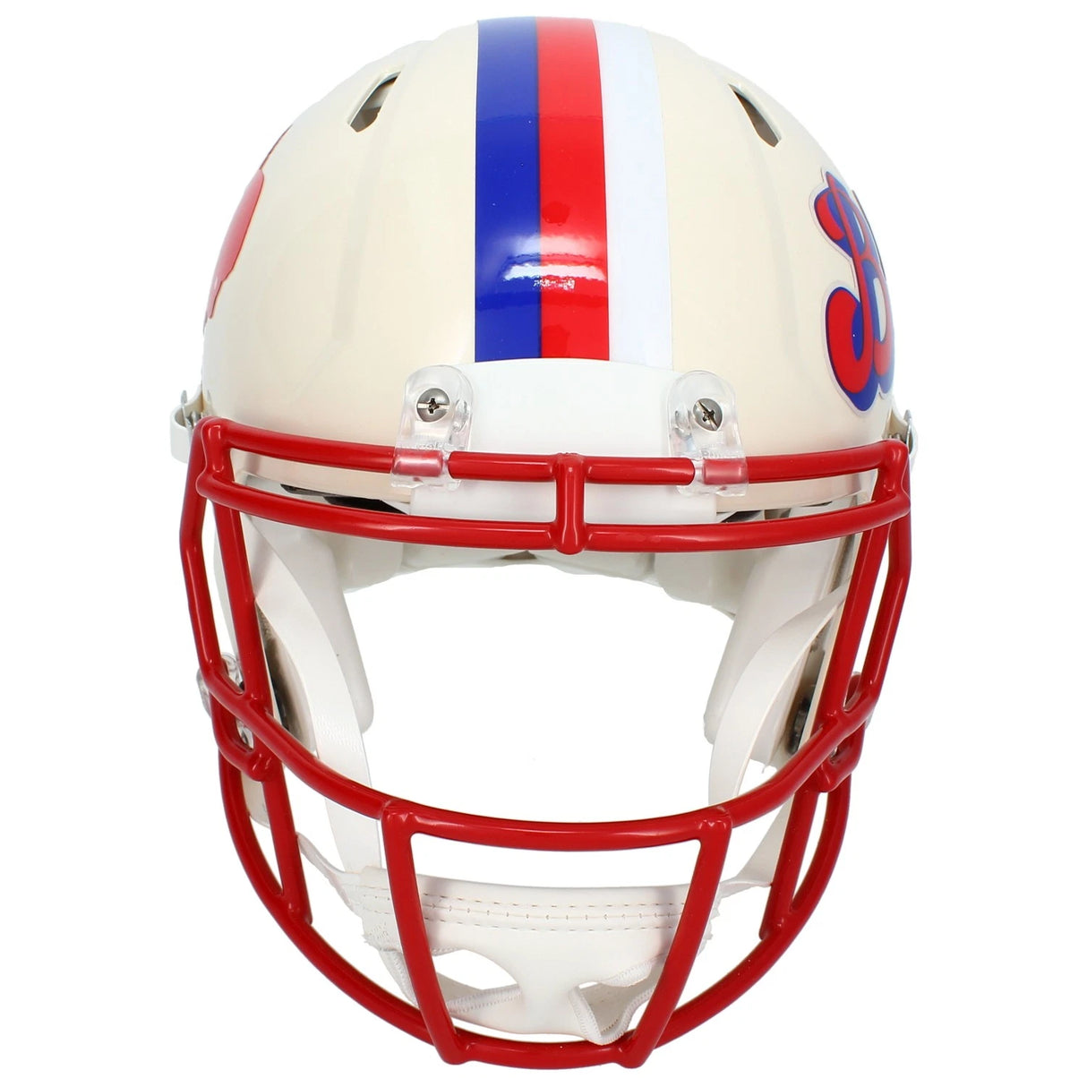 Josh Allen Autographed Buffalo Bills RETRO Speed Authentic Helmet Beckett Witnessed