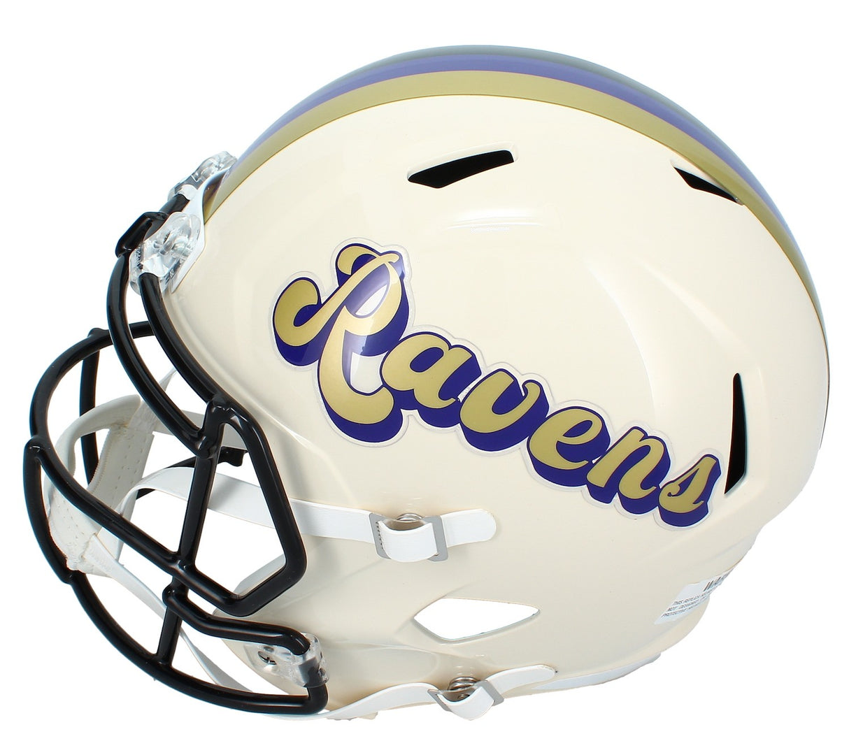 Zay Flowers Autographed Baltimore Ravens RETRO Speed Full Size Helmet Beckett Witnessed