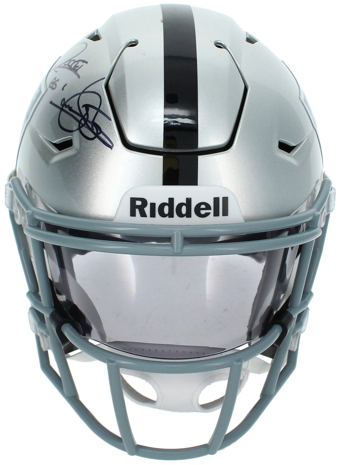 Raghib "Rocket" Ismail Autographed Raiders Speedflex Midi Helmet Beckett Witnessed