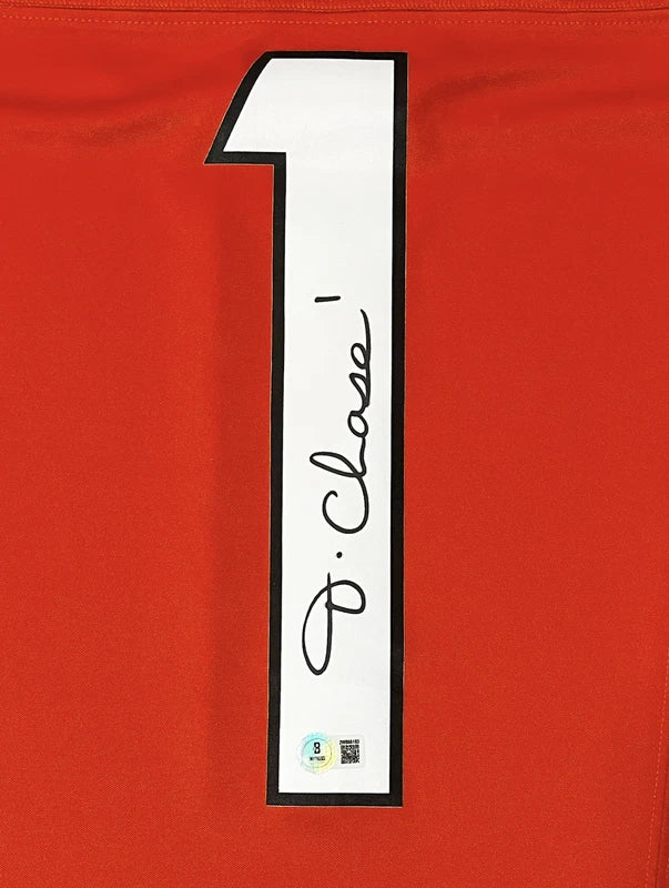 Ja'Marr Chase Chase Autographed Cincinnati Bengals Orange Nike Vapor F.U.S.E Limited Jersey Beckett Witnessed