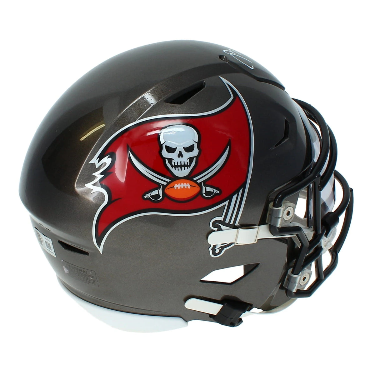 Bucky Irving Autographed (2026 Signature) Tampa Bay Buccaneers Speedflex Midi Helmet Beckett Witnessed