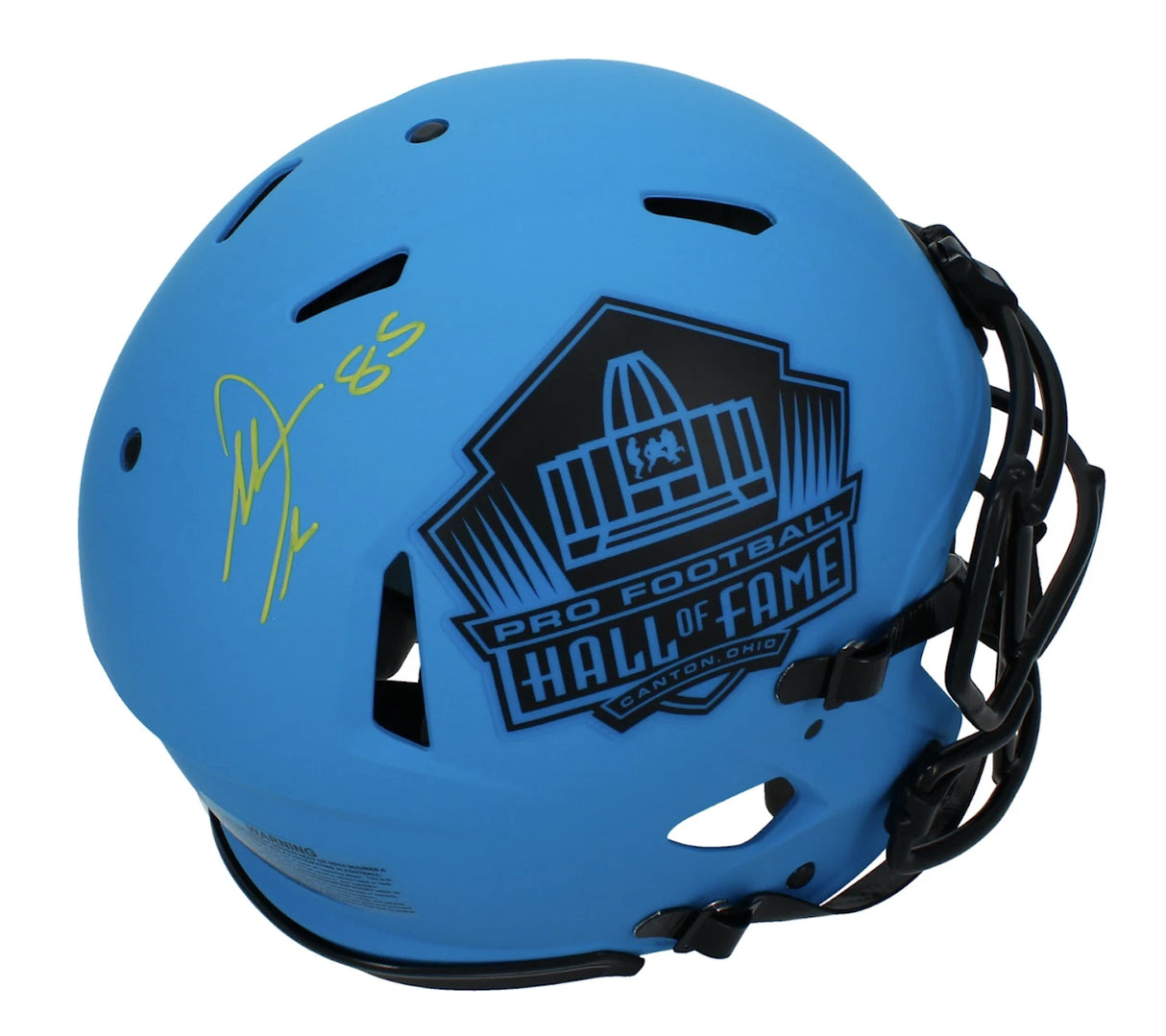 Antonio Gates Autographed Hall of Fame Logo RAVE Speed Full Size Helmet Beckett Witnessed