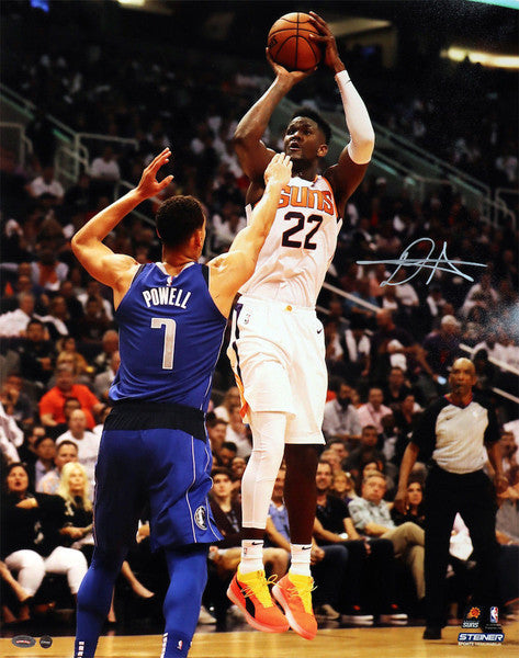 DEANDRE AYTON Autographed Phoenix Suns "Jump Shot" 16" x 20" Photograph - GAME DAY LEGENDS & STEINER